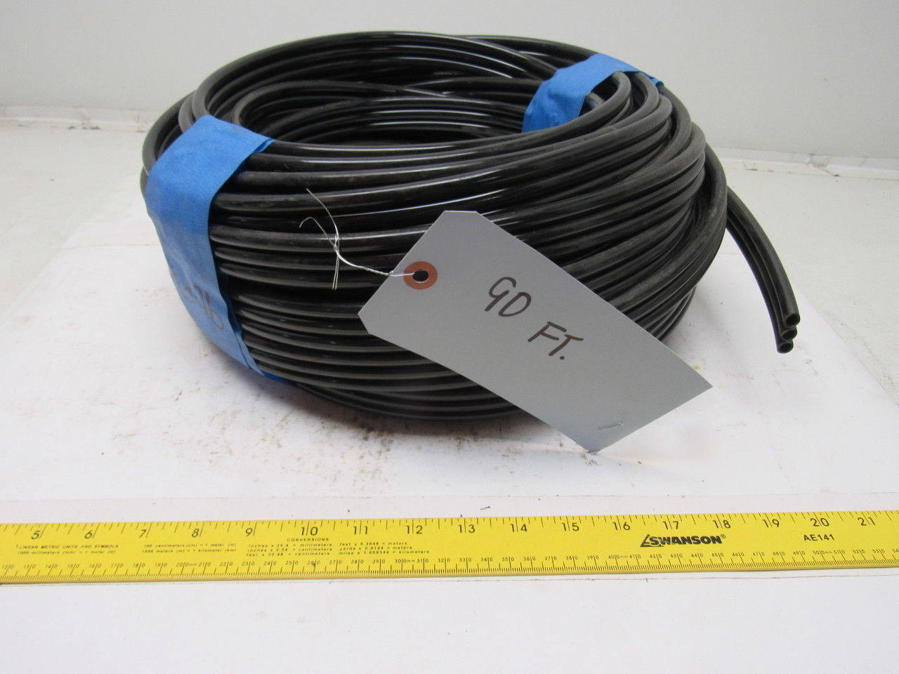 Freelin Wade .343" OD x .250" ID  3 Way Ribbon Air Line Tubing 68'