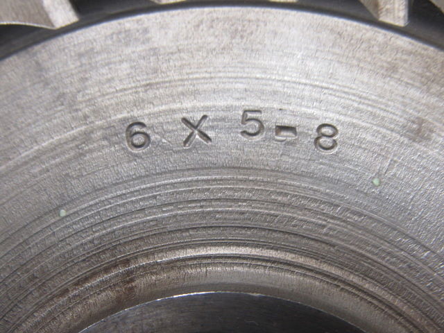UTD 6" x 5/8" Endmill Cutter 28T 1-1/4" Bore