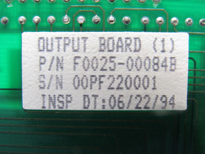Rapistan F0025-00084B F002500084B Output Board 1