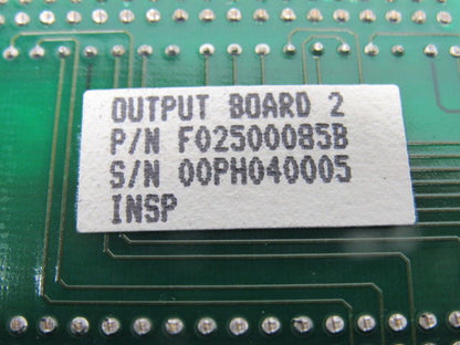 Rapistan F02500085B F0025-00085B Output Board 2