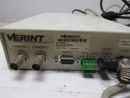 Verint microDVR-L 24V 2-Channel Digital Video Recorder Fraud Loss Prevention ATM