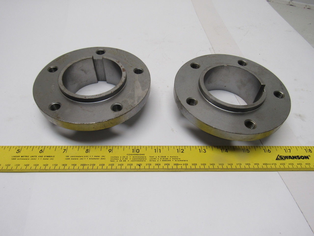 Dematic Bolt -On Wheel Hub Bushing 5-1/2" ID Lot of 2