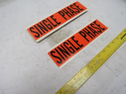 Brady 44129 9" x 2-1/4" Single Phase Conduit Box Marker Label Lot Of 25