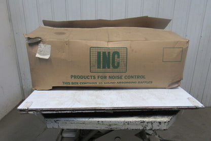INC 24G 2' x 4'  x 1.5" Thick Sound Absorbing Overhead Baffle Lot Of 10