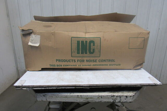 INC 24G 2' x 4'  x 1.5" Thick Sound Absorbing Overhead Baffle Lot Of 10