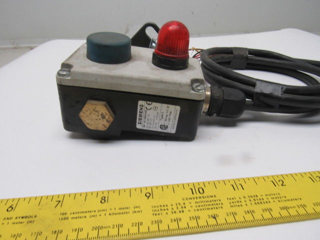 Siemens 3SE7160-1BD00-0AS1 300VAC 6A 1NO+1NC Lever Action Cable E-Stop