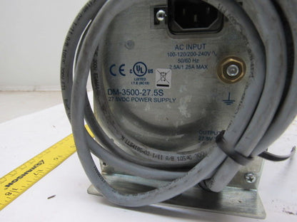 Accu-Sort DM-3500-27.5S 100-120/240V Input 27.5VDC Output Power Supply