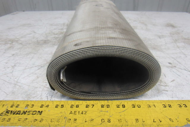 Siemens GCJ0090007 30" 1 Ply Woven Back Smooth Top Conveyor Belt .074"T 146"