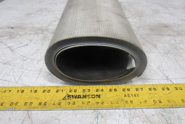Siemens GCJ0090007 30" 1 Ply Woven Back Smooth Top Conveyor Belt .074"T 146"