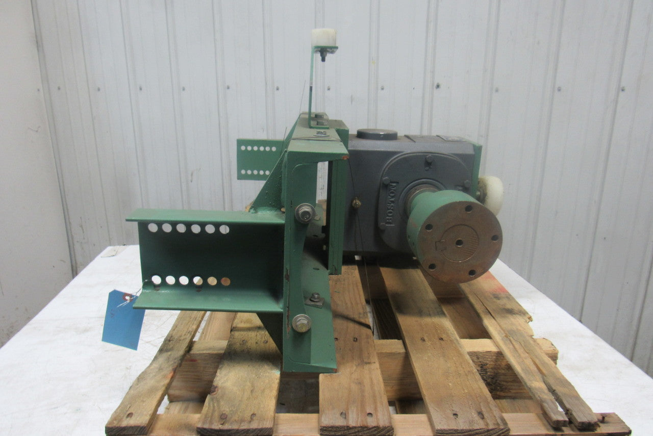 Boston Gear 150:1 Ratio 1750RPM 1Hp 11.6RPM 2-3/8" Dual Output Winch Gearbox