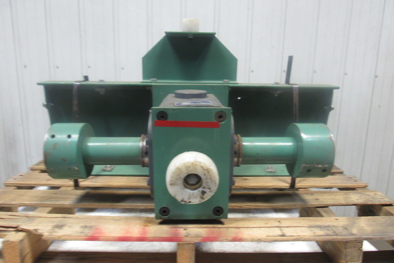 Boston Gear 150:1 Ratio 1750RPM 1Hp 11.6RPM 2-3/8" Dual Output Winch Gearbox