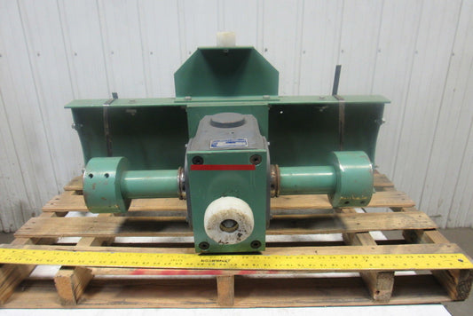 Boston Gear 150:1 Ratio 1750RPM 1Hp 11.6RPM 2-3/8" Dual Output Winch Gearbox