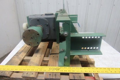 Boston Gear 150:1 Ratio 1750RPM 1Hp 11.6RPM 2-3/8" Dual Output Winch Gearbox