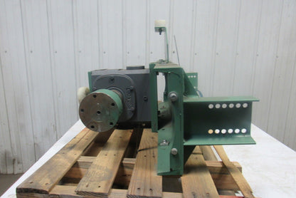 Boston Gear 150:1 Ratio 1750RPM 1Hp 11.6RPM 2-3/8" Dual Output Winch Gearbox