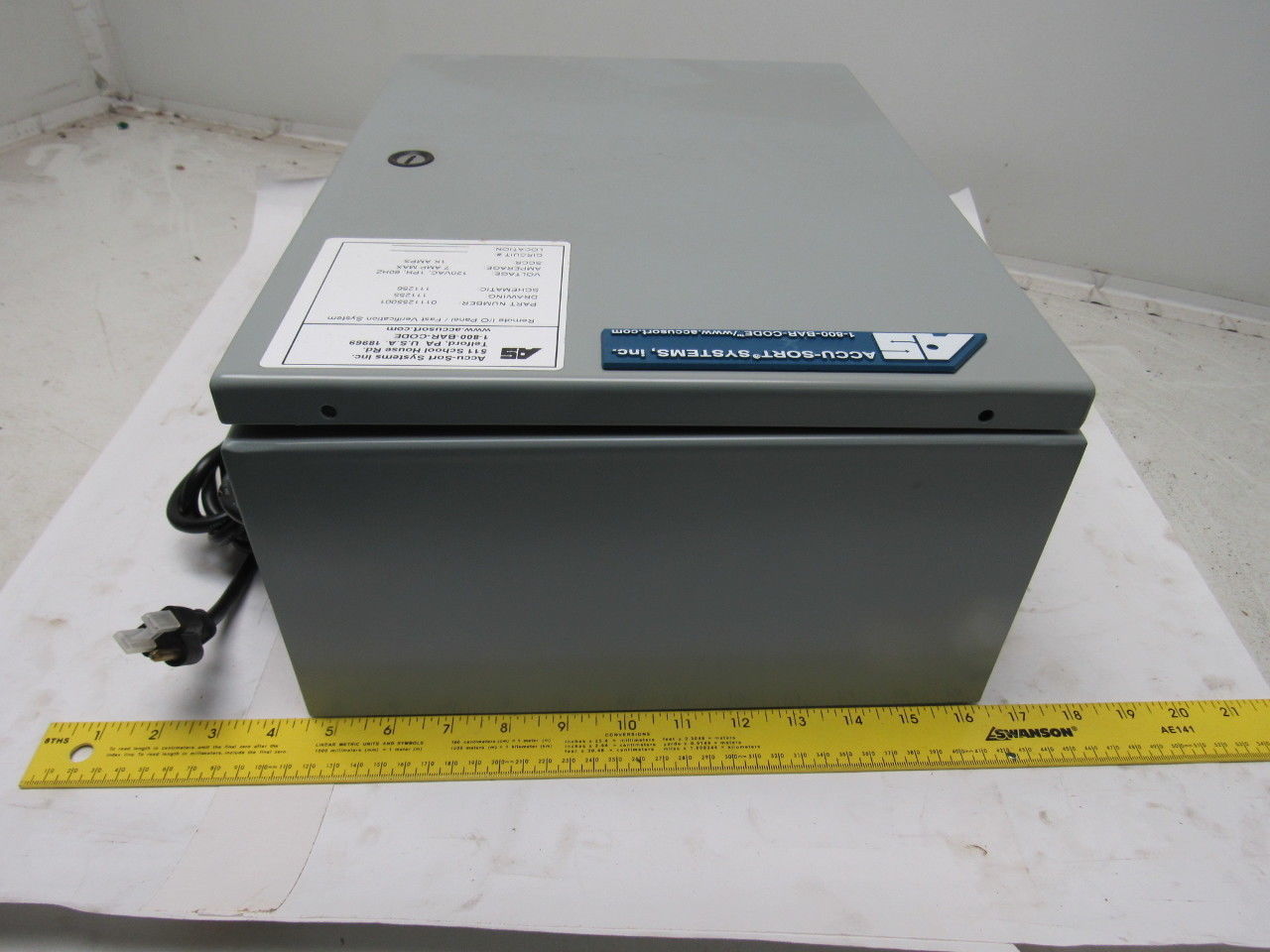 Accu-Sort IQE-ME326340 120v Fast Verification System Remote I/O Panel