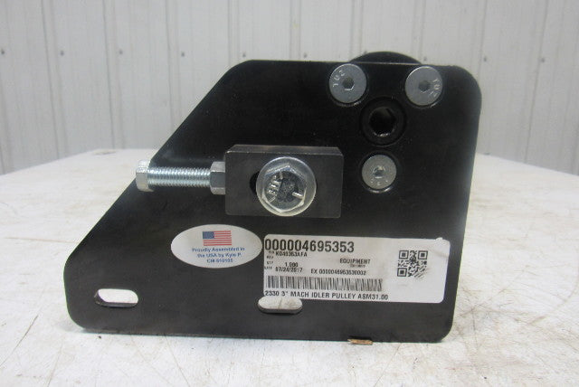 Dematic K040353AFA 3" Idler Pulley Model 2330 Conveyor 23" Face 31" OAL