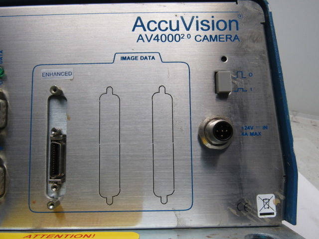 ACCU-Sort AV4000-2.0 Bar Code Scanner Camera Unit W/Bracket
