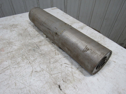 27-1/4"x 6" Steel Flat Face Conveyor Roller 1-3/16" Hex Bearings