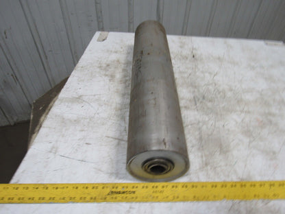 27-1/4"x 6" Steel Flat Face Conveyor Roller 1-3/16" Hex Bearings
