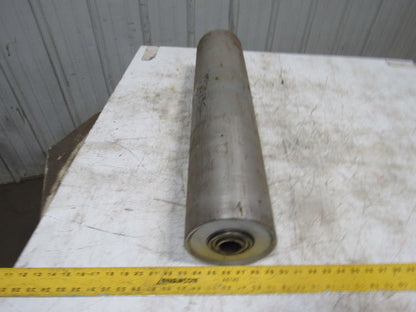 27-1/4"x 6" Steel Flat Face Conveyor Roller 1-3/16" Hex Bearings