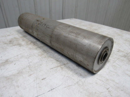 27-1/4"x 6" Steel Flat Face Conveyor Roller 1-3/16" Hex Bearings
