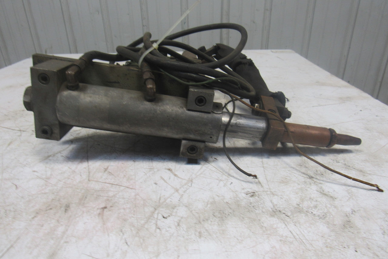 SavAir AG-58-10A Resistance Spot Welder Cylinder Arm Assembly 115V Solenoid Coil