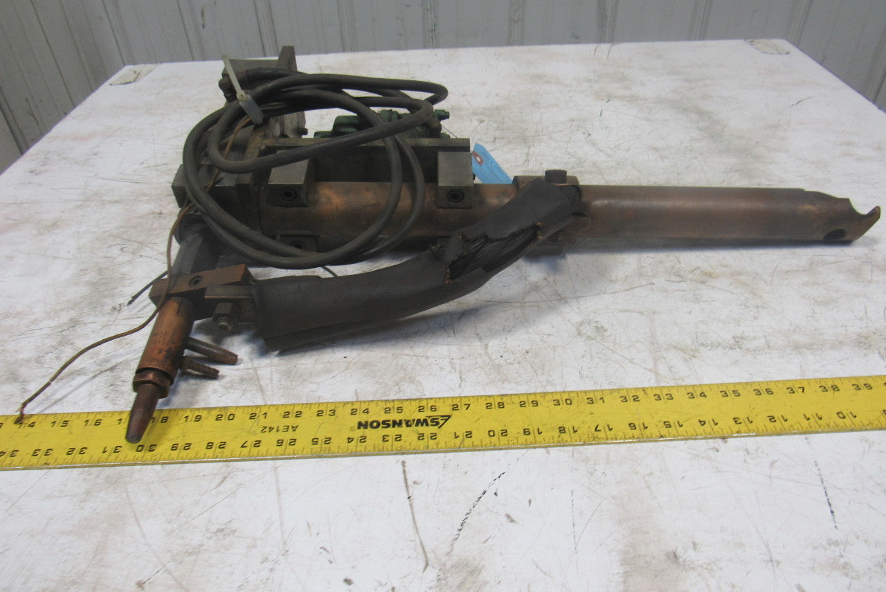 SavAir AG-58-10A Resistance Spot Welder Cylinder Arm Assembly 115V Solenoid Coil