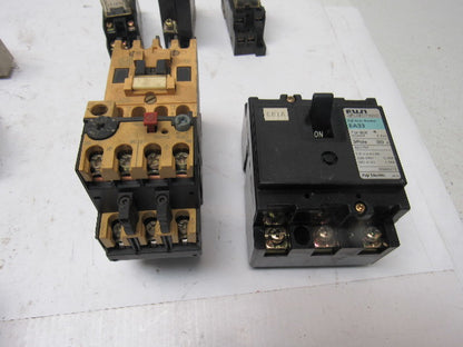 Fuji Omron G2A-432A H3Y Timing Relay And Relay Misc., Lot Of 16 Pieces See Info