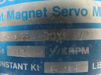 Gould M123-Y3BA-90YF-VP 90VDC 12A Stall Permanent Magnet Servo Motor