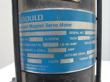 Gould M123-Y3BA-90YF-VP 90VDC 12A Stall Permanent Magnet Servo Motor