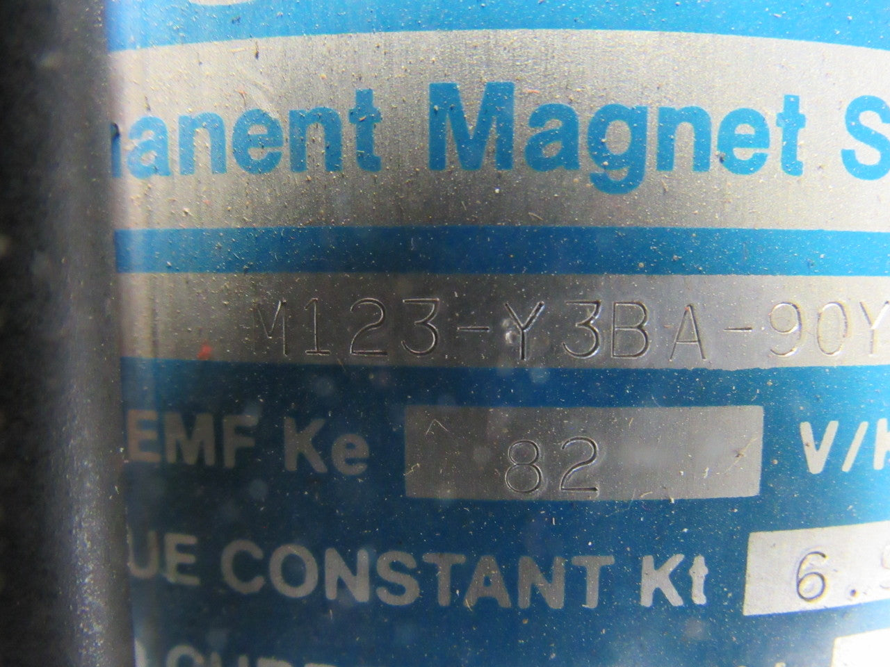 Gould M123-Y3BA-90YF-VP 90VDC 12A Stall Permanent Magnet Servo Motor