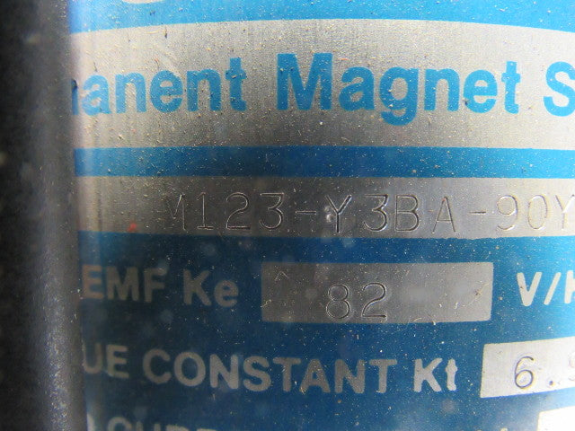 Gould M123-Y3BA-90YF-VP 90VDC 12A Stall Permanent Magnet Servo Motor