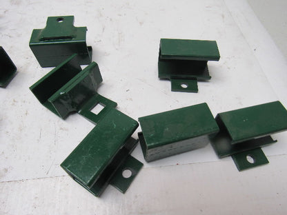 Fenner Drives 1" x 3/4" Rail C-Channel Trackstar Round Hole Mounting Lot Of 14