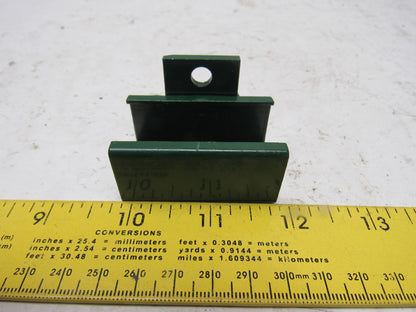 Fenner Drives 1" x 3/4" Rail C-Channel Trackstar Round Hole Mounting Lot Of 14