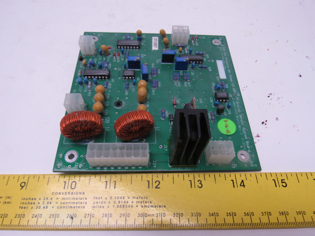 Arc Products 0800-1023 Rev 2 Lincoln Welder Apex Orbital Sensor System Board