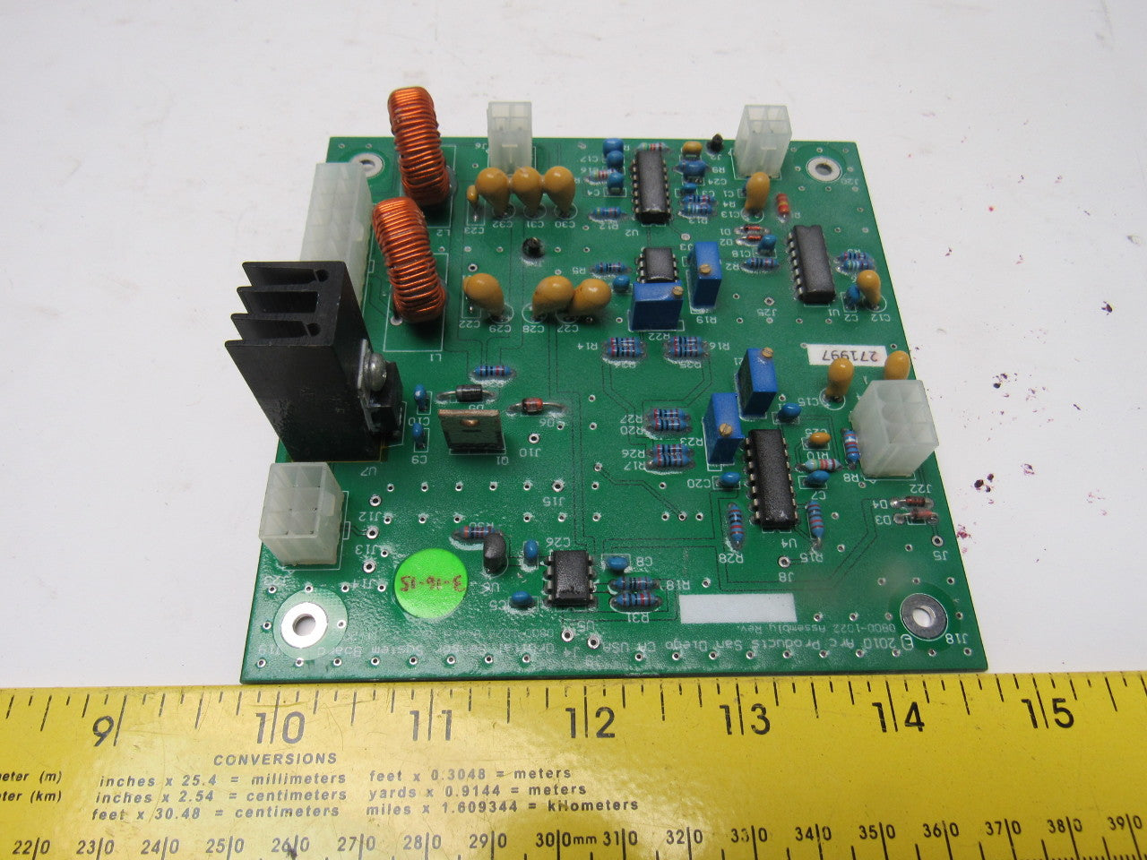 Arc Products 0800-1023 Rev 2 Lincoln Welder Apex Orbital Sensor System Board