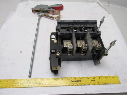 Allen Bradley 1494V-DS100 Ser B Disconnect Switch 100A 600V Non-Fused Left Hand