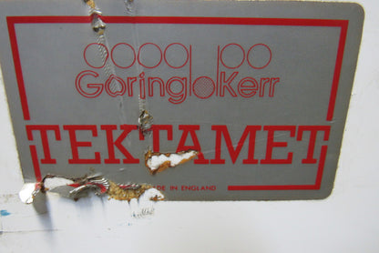 Goring Kerr Tektamet 110V 1Ph Pass Through Metal Detector 28" x 15" Window