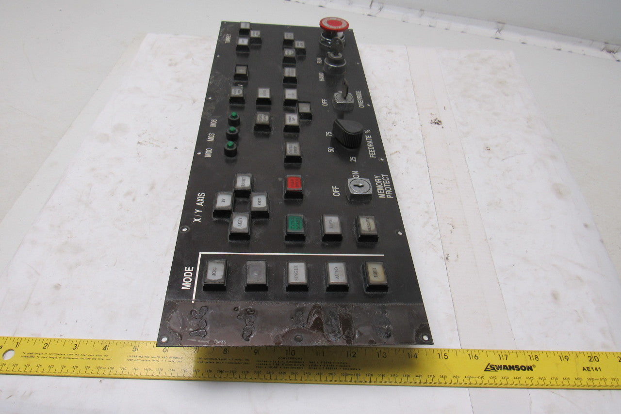 CNC Turret Punch Control Interface Button Panel