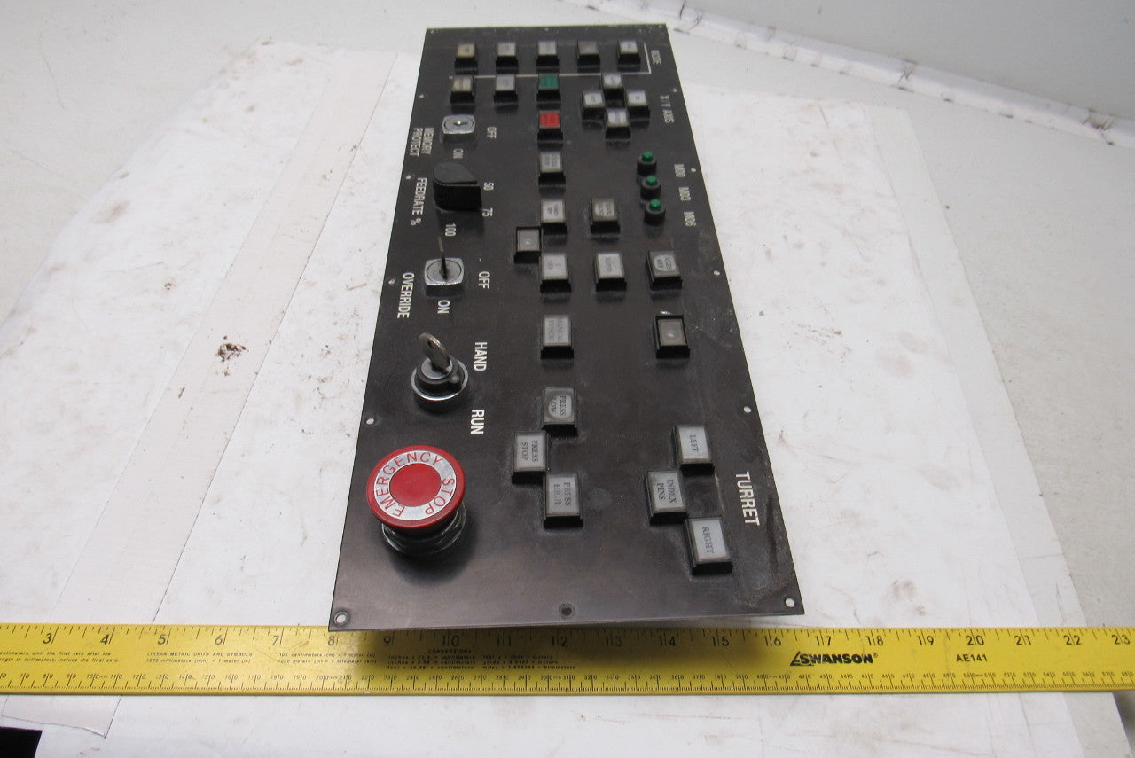 CNC Turret Punch Control Interface Button Panel