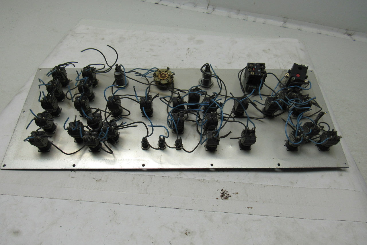 CNC Turret Punch Control Interface Button Panel