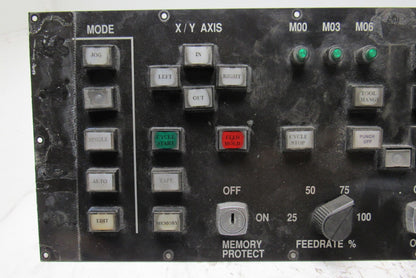 CNC Turret Punch Control Interface Button Panel