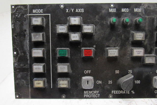 CNC Turret Punch Control Interface Button Panel