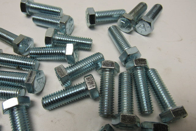 1/2-13 x 1-1/2" Zinc Hex Head Full Thread Bolts Lot Of 32