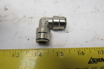 Camozzi 6550 06-22 3/8" Nickel Plated Brass Push To Connect Elbow Lot Of 11