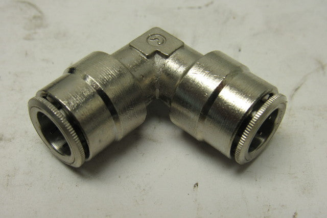 Camozzi 6550 06-22 3/8" Nickel Plated Brass Push To Connect Elbow Lot Of 11