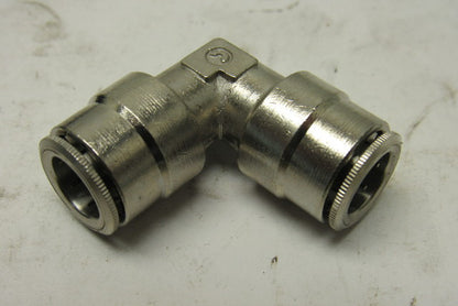 Camozzi 6550 06-22 3/8" Nickel Plated Brass Push To Connect Elbow Lot Of 11
