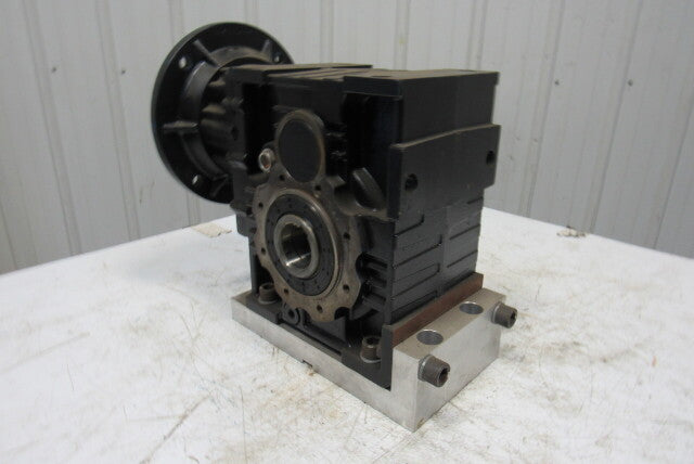 LAIPPLE KEB MKS 102 V5 12.4:1 Ratio Cast Iron Gear Box Speed Reducer C Face