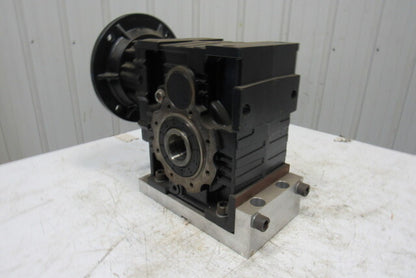 LAIPPLE KEB MKS 102 V5 12.4:1 Ratio Cast Iron Gear Box Speed Reducer C Face