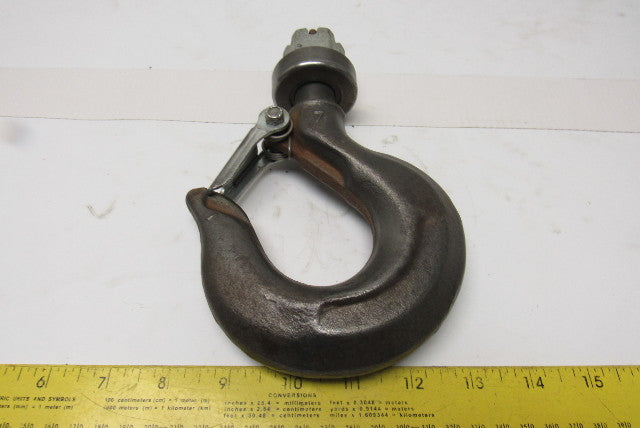1-1/2" Forged Steel Safety Swivel Hook